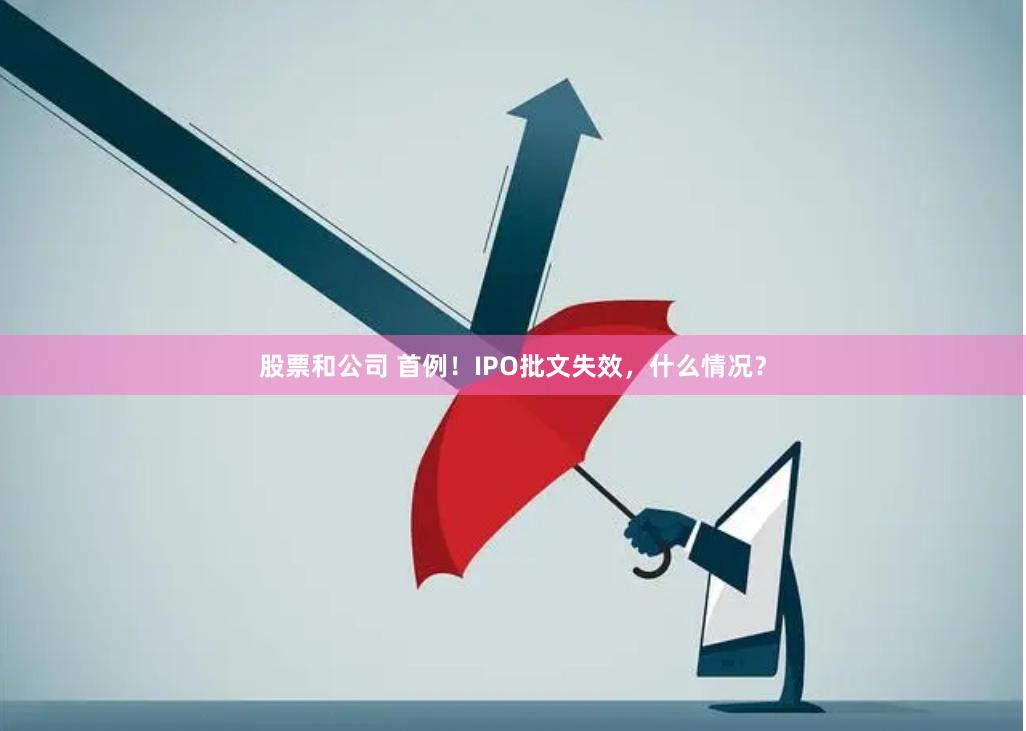 股票和公司 首例！IPO批文失效，什么情况？